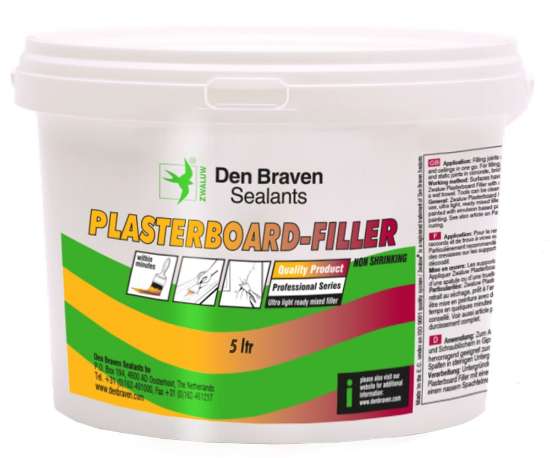 Afbeeldingen van Zwaluw Gipsplatenvuller wit 5000ml