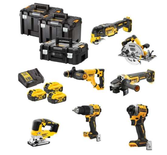 Afbeeldingen van DeWalt combiset DCK706P3T-QW - 18V XR - 7 delig