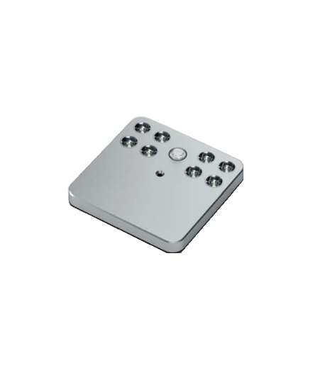 Afbeeldingen van LED Lucky Lite koud wit - aluminium finish Op=Op