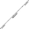 Afbeeldingen van Fuhr Meerpuntsluiting Multisafe 855gl Doorn 45 vlak 16 PC92 L=2400mm 2x zwenkhaak 2x rolnok zilver