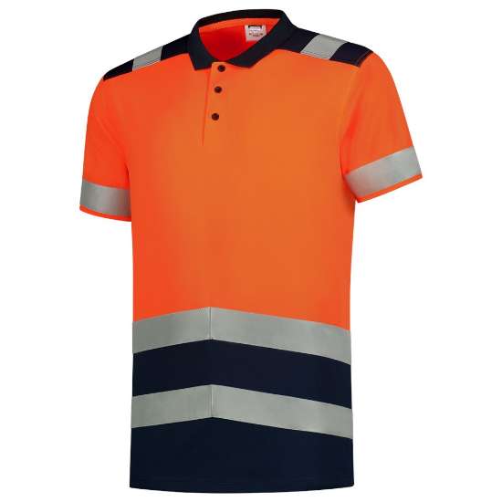 Afbeeldingen van Tricorp poloshirt 203007 - maat 4XL - oranje/inkt 