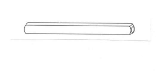 Afbeeldingen van Hoppe vierkante stift - 7x120mm