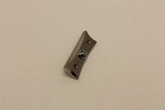 Afbeeldingen van May beldrukker 8008 RVS 74x33x11,5 knop chr.