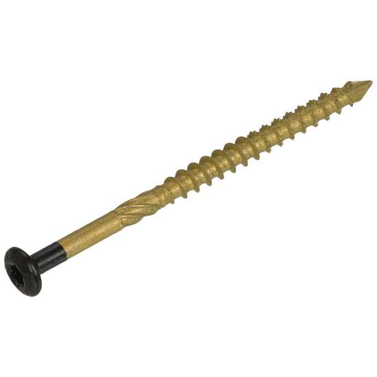 Afbeeldingen van Dynaplus gevelschroef - Ø4.5x80/42mm T15 - zwart cilinderkop ar coating