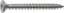 Afbeeldingen van Sp.Pl.Schr.Poz.Rvs  6.0X50  Pk Kelfort