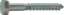 Afbeeldingen van Houtdr.Bout 6K Elvz 10X280mm   Din571 4.