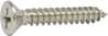 Afbeeldingen van Plaatschr.kruisk.rvs4.2x32    din 7982/a2