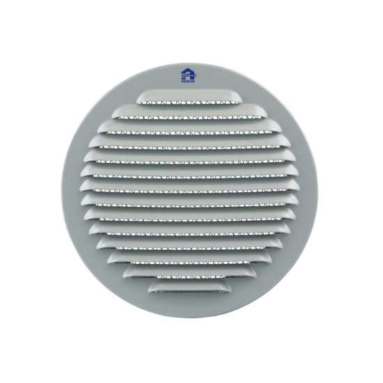 Afbeeldingen van Renson schoepenrooster 435R DM145 Ral 9006