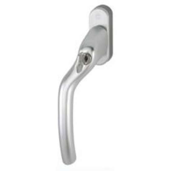 Afbeeldingen van Hoppe raamkruk afsluitbaar links 0710vks/u76z - F1 - 7x45 