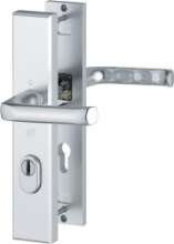Afbeeldingen van Hoppe inbraakwerend deurkrukgatarnituur London 61G/2236ZA/2214RF/113 - pc72 deurdikte 63-68mm - F1