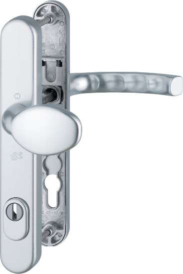 Afbeeldingen van Hoppe Veiligheids smaldeurbeslag Liege 76G/3359ZA/3357N/1540 - Deurdikte 70mm PC92 - F1 