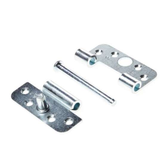 Afbeeldingen van Bsw Veiligheids klepscharnier V RD 1815 GV - 89x80 3mm afgerond ongemonteerd - gegalvaniseerd 