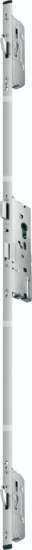 Afbeeldingen van Fuhr Meerpuntsluiting Multisafe 869 - L=1800mm Doorn 55 vlak 24 PC92 - rd 2x zwenkhaak links zilver 