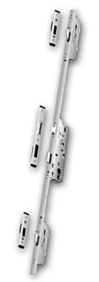 Afbeeldingen van Fuhr Meerpuntsluiting Multisafe 856 Doorn 55 vlak 24 PC92 L=2400mm zwenkhaak zilver