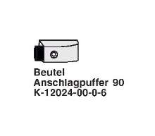 Afbeeldingen van Gu deurbuffer 90 zwart    k-12024-00-0-6
