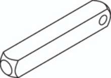 Afbeeldingen van Fuhr stift 870 pom870050 - voor 30/45 