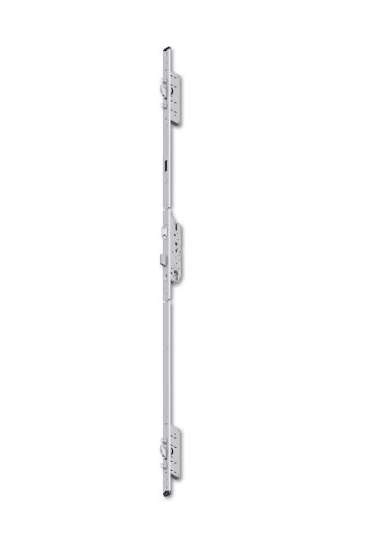 Afbeeldingen van Fuhr Multisafe 855gl - doorn 45 vlak16 toogdeur - lengte=2170mm - 2 rz 2 xzwenkhaak zilver