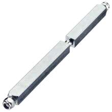 Afbeeldingen van Nemef gedeelde krukstift 4918 8mm Lengte 47/47mm