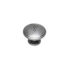 Afbeeldingen van INTERSTEEL Meubelknop bloem ø 30 mm oud grijs 8479