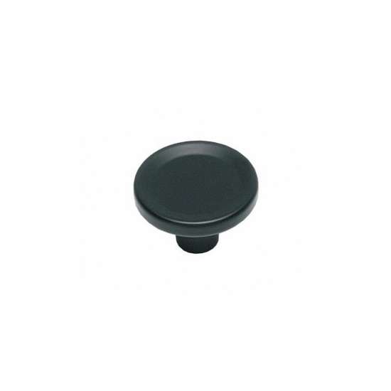 Afbeeldingen van INTERSTEEL Meubelknop ø 44 mm mat zwart 8479