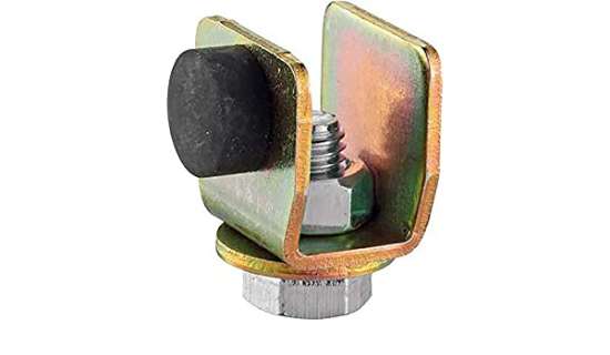 Afbeeldingen van Helm rail eindstop 33mm       400p  gegalv.