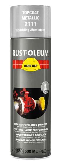Afbeeldingen van Rustoleum spray 2115 glans aluminium 500ml