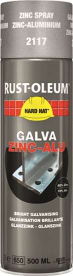 Afbeeldingen van Rustoleum spray 2117 galva zinc-alu 500ml
