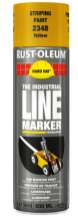Afbeeldingen van Rustoleum spray 2348 lijnenverf geel 500ml
