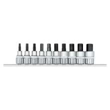 Afbeeldingen van Gedore Red Dopsleutelschroevendraaier 1/2” + rail, 10 delig