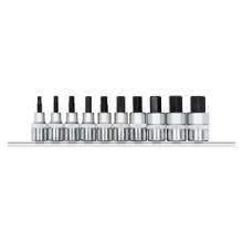 Afbeeldingen van Gedore Red Dopsleutelschroevendraaier 1/2” + rail, 10 delig