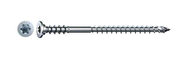 Afbeeldingen van Spax stelschroef 4Cut - Ø6x160mm T30 - Platkop Houdribben