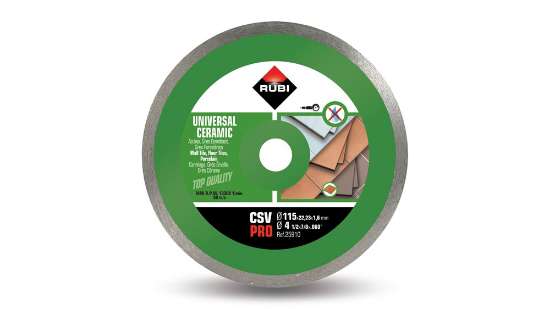 Afbeeldingen van Rubi CSV 115 pro diamantzaagblad met