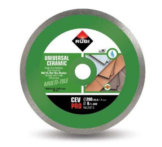 Afbeeldingen van Rubi CEV 200 pro zaagblad met doorlopende