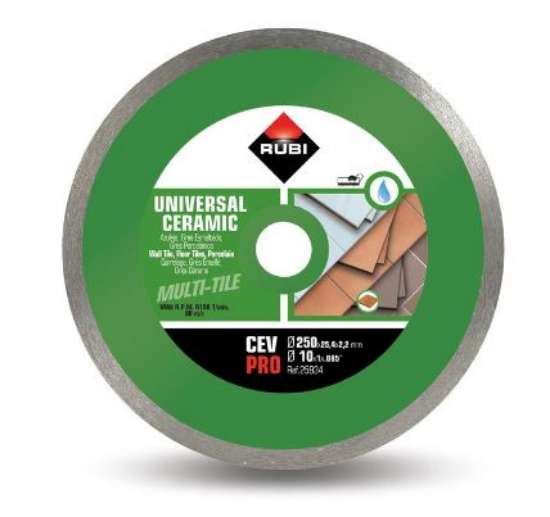 Afbeeldingen van Rubi CEV 250 pro zaagblad met doorlopende