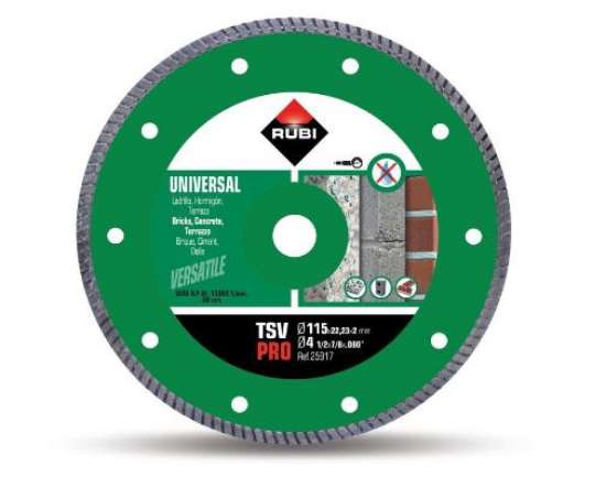 Afbeeldingen van Rubi TSV 115 pro turbo diamantzaagblad 