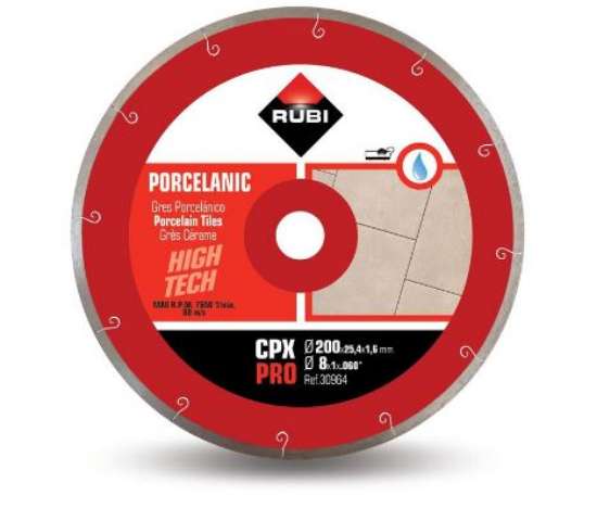 Afbeeldingen van Rubi CPX 200 pro zaagblad met doorlopende