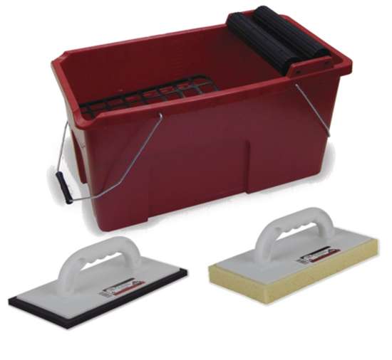 Afbeeldingen van Rubi set rubiclean pro (lijmspaan, spons en