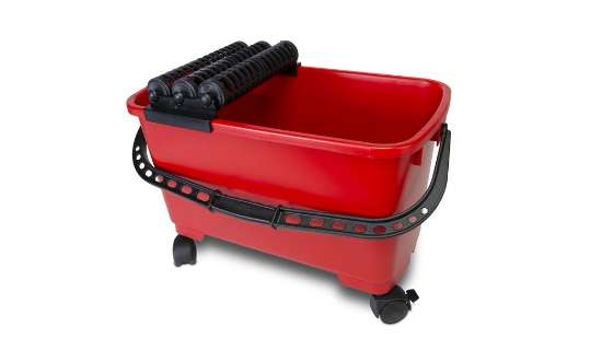 Afbeeldingen van Rubi wasboy rubiclean, kunststof op wielen,