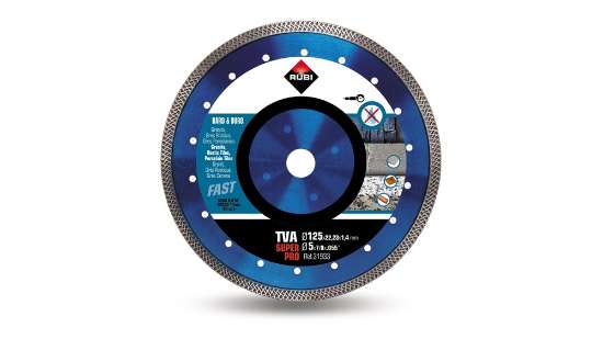 Afbeeldingen van Rubi TVA 125 superpro diamantschijf