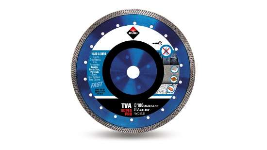 Afbeeldingen van Rubi TVA 180 superpro diamantschijf