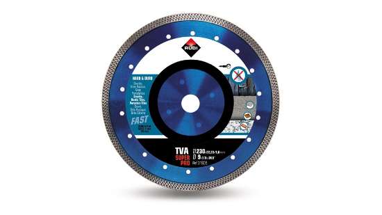 Afbeeldingen van Rubi TVA 230 superpro diamantschijf