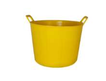 Afbeeldingen van Rubi plastic mand geel nr.3 40 liter