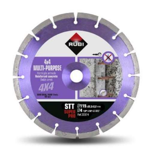 Afbeeldingen van Rubi STT 115 mm super pro diamantzaagblad