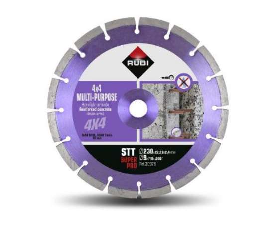 Afbeeldingen van Rubi STT 230 mm super pro diamantzaagblad 