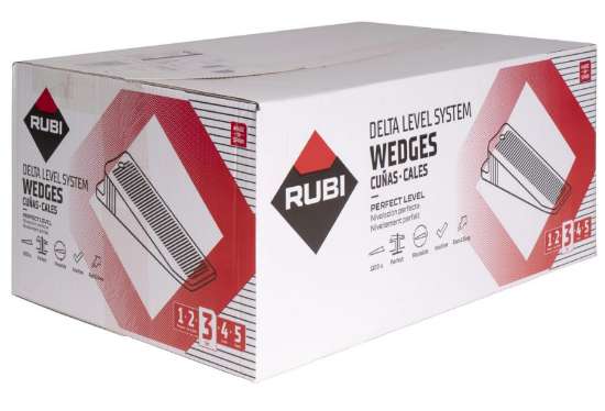 Afbeeldingen van Rubi delta leveling systeem wig doos à 100 st