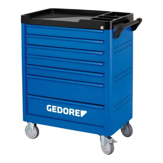 Afbeeldingen van Gedore Gereedschapwagen workster smartline 147 delig