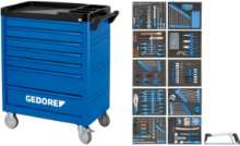 Afbeeldingen van Gedore Gereedschapwagen workster smartline 308 delig