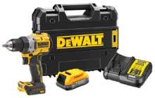 Afbeeldingen van DeWalt compacte schroef-/boormachine DCD800E1T-QW - 18V XR 1x POWERSTACK accu -  in TSTAK
