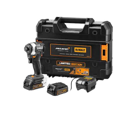 Afbeeldingen van DeWalt brushless ultra compacte slagschroevendraaier DCF85ME2GT-QW - 18V 2x1.7Ah XR accu - inclusief snellader in TSTAK