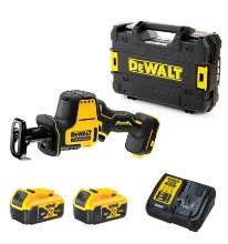 Afbeeldingen van DeWalt reciprozaag DCS369P2-QW - 18V XR 2x5.0Ah accu - inclusief lader in TSTAK koffer